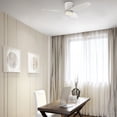 thumbnail image 3 of Westinghouse Carla 46 in. White Finish White ABS Blades Opal Frosted Glass, 3 of 7