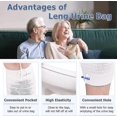 thumbnail image 2 of Catheter Leg Bag Washable And Reusable Catheter Leg Bag Holder (2 Pieces, Leg Circumference 36-55cm), 2 of 5