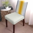 thumbnail image 2 of Dining Chair Covers Set of 4,Modern Minimalist Line Art Universal Stretch Kitchen Seat Covers Parsons Chair Protector Slipcover for Home Restaurant Party Decor,Abstract Grey White Gradient, 2 of 6
