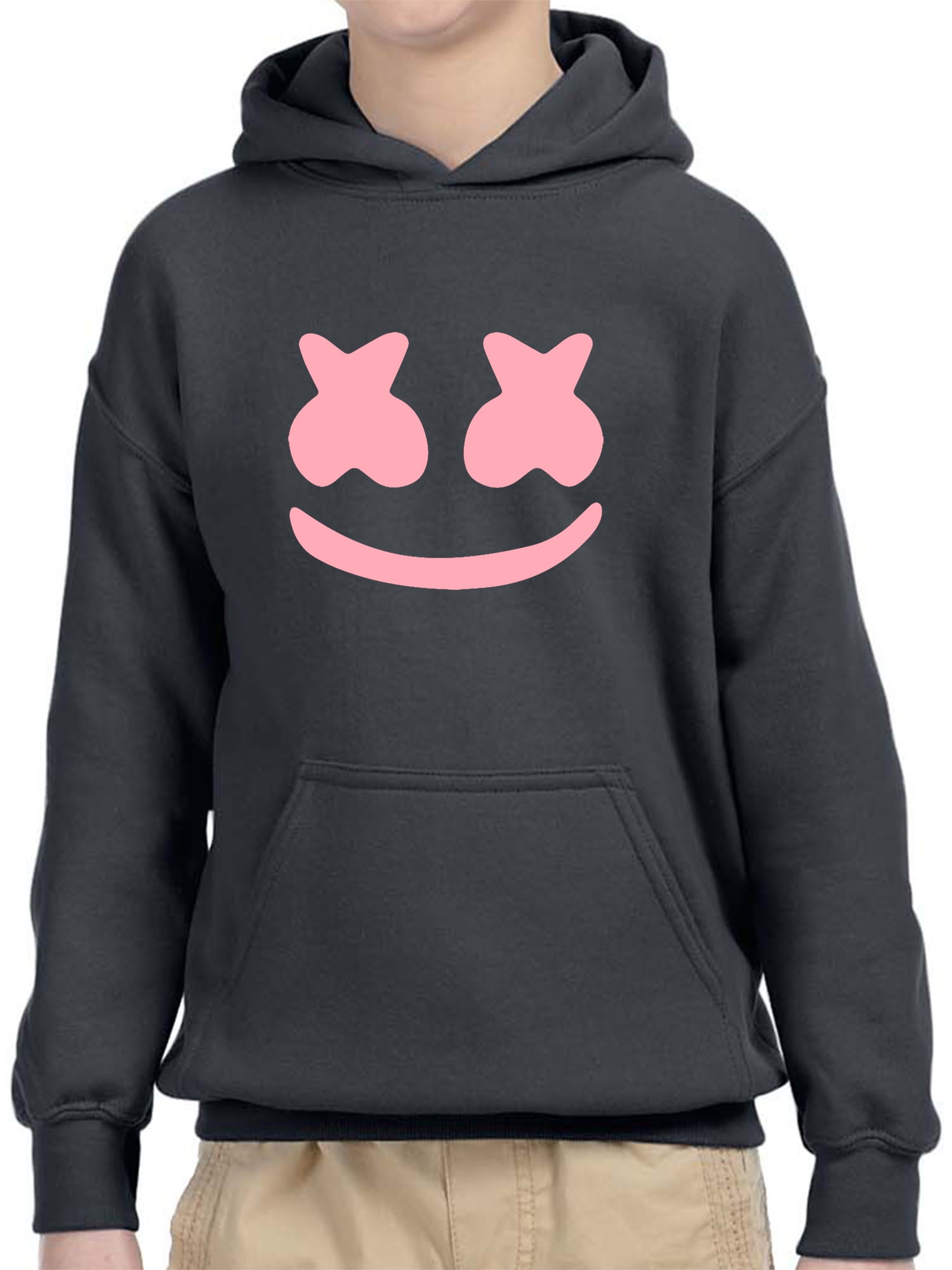 Trendy USA Trendy USA 1125 Youth Hoodie Marshmello DJ Smiley Face