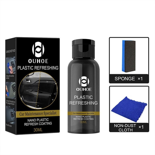 Reparación de agente de renovación de plástico para mantenimiento de paneles de automóviles (30 ml)