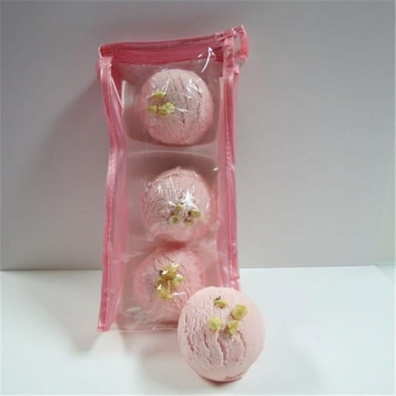Dead Sea Spa Care DeadSea-BBTAL01 Cherry Almond Bubble Bath Truffles - Pack of 3