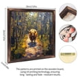 thumbnail image 2 of Highland Cow Forest Trail Wooden Sign Wall Plaque - Vintage Art Decoration, Wall Decoration - Ideal Gift For Home Decoration, Living Room, Bathroom, Bedroom, Garden, Dining, Bar, Cafe, Festival Par, 2 of 7