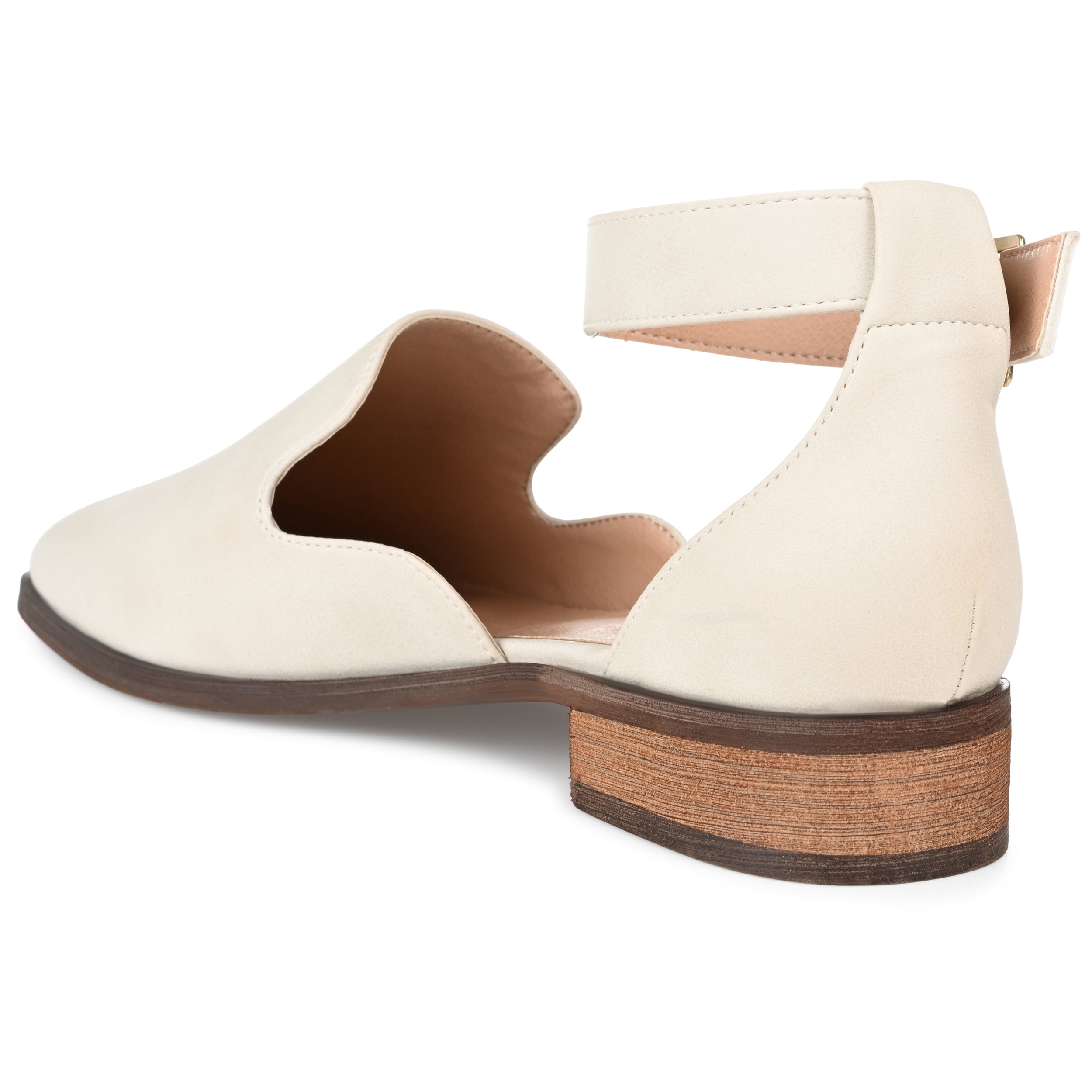 Journee Womens Loreta Buckle Square Toe Loafer Flats, Widths Available
