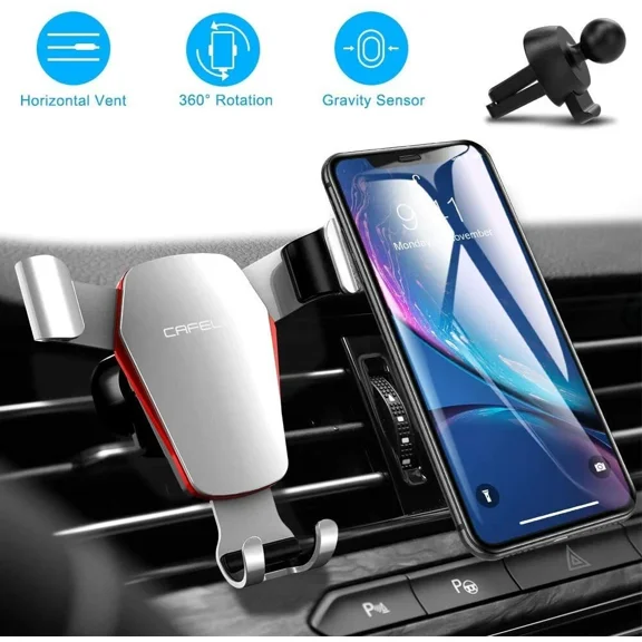 Car Phone Mount Air Vent Holder Universal Cell Phone Holder For Car Auto Locking