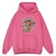 thumbnail image 4 of Sudadera con capucha estilo hippie para hombre, estilo retro, desgastado, lavado, estilo psicodélico, estilo hongo, holgada, de gran tamaño, para otoño, 100 % algodón, 4 of 5