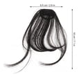 thumbnail image 2 of EeaseCA Mode une Pièce à Clip Frange / Frange / Extensions de Cheveux Fausses Pièces de Cheveux (Couleur Naturelle), 2 of 7
