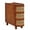 Brown, variant on Demi Bonn 26" Wood Nightstand with 3-Drawers, Bedside End Table for Bedroom, Modern Rattan Side Table with Storage, Black