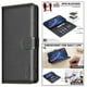 thumbnail image 5 of BINFEN COLOR BF32 For Samsung Galaxy A56 Leather Case Wallet RFID Blocking Phone Cover - Black, 5 of 5