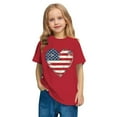thumbnail image 6 of ZACPNCV Flag Shirt for Toddler Kids Boys Girls USA Flag Heart Graphic T-Shirt 4th of July Shirt Patriotic Tee Tops Red 3-4 Years, 6 of 9