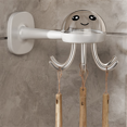 thumbnail image 2 of Multifunctional Kitchen Hooks 360 ° Rotation Octopus Shaped Non-Marking Adhesive Hooks in Bathroom B, 2 of 5