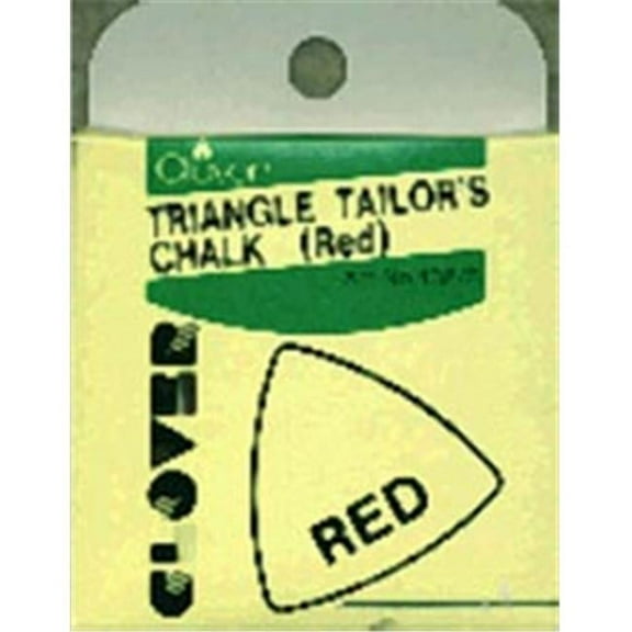 Clover Triangle Tailor's Chalk - Red