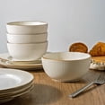 thumbnail image 4 of GBHOME - Juego de vajilla de cerámica, elegantes platos y cuencos de gres, altamente resistente a las virutas y grietas, apto para lavaplatos, 4 of 8