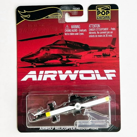 HW Premium 2025 Airwolf Helicopter Helicoptere Pop Culture HXD63
