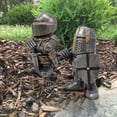 thumbnail image 4 of Jardín Caballero Enano Guardia Armadura Caballeros En Miniatura Escultura Para La Decoración Del Jardín Del Hogar, 4 of 6