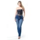 thumbnail image 1 of Jeans recto con animal print / Juvenil, 1673 (Azul medio) azul 15, 1 of 3