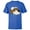 Royal, variant on Disney Peter Pan Nana St. Bernard Dog Big Face Costume - Short Sleeve T-Shirt for Kids - Customized-White