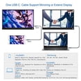 thumbnail image 3 of Monitor portable ZSCMALLS 15.6" con altavoz HDMI USB C Negro, 3 of 4