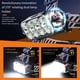 thumbnail image 3 of Linterna Frontal LED Recargable para Exteriores, Luz de Búsqueda para Acampar, Linterna con Correa para la Cabeza Ajustable A 270°, 3 of 6