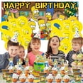 thumbnail image 4 of Simpson Post Wall Decor Birthday Banner Backdrop Background Party Supplies Taspestry, 4 of 5