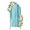 Light Blue, variant on Light Blue Ombre Arch Backdrop Cover 4FT, Modern Abstract Art Oil Painting Spandex Fitted Stretchy Arch Stand Covers, Round Top Chiara Backdrop Cover for Wedding Party Birthday Baby Shower