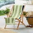 thumbnail image 3 of 100% Cotton Velour Cabana Stripe Beach & Pool Towels 4 Pack - 30" x 60", 3 of 6