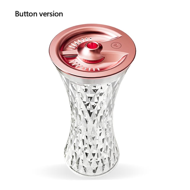 Humidificador Jarrón Floral USB 800 Ml Con Nocturna LED 7 Colores para Oficina en Casa