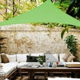 thumbnail image 6 of Waterproof Sun Shade Sail UV Blocker Sunshade Patio Equilateral Triangle Knitted Block Fabric Pergola Carport Awning, 6 of 7
