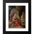 thumbnail image 2 of Circle Of David Teniers 19x24 Black Modern Framed Museum Art Print Titled - Saint Jerome, 2 of 5