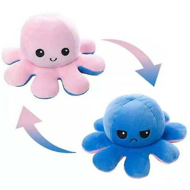 Flippable octopus plush outlet