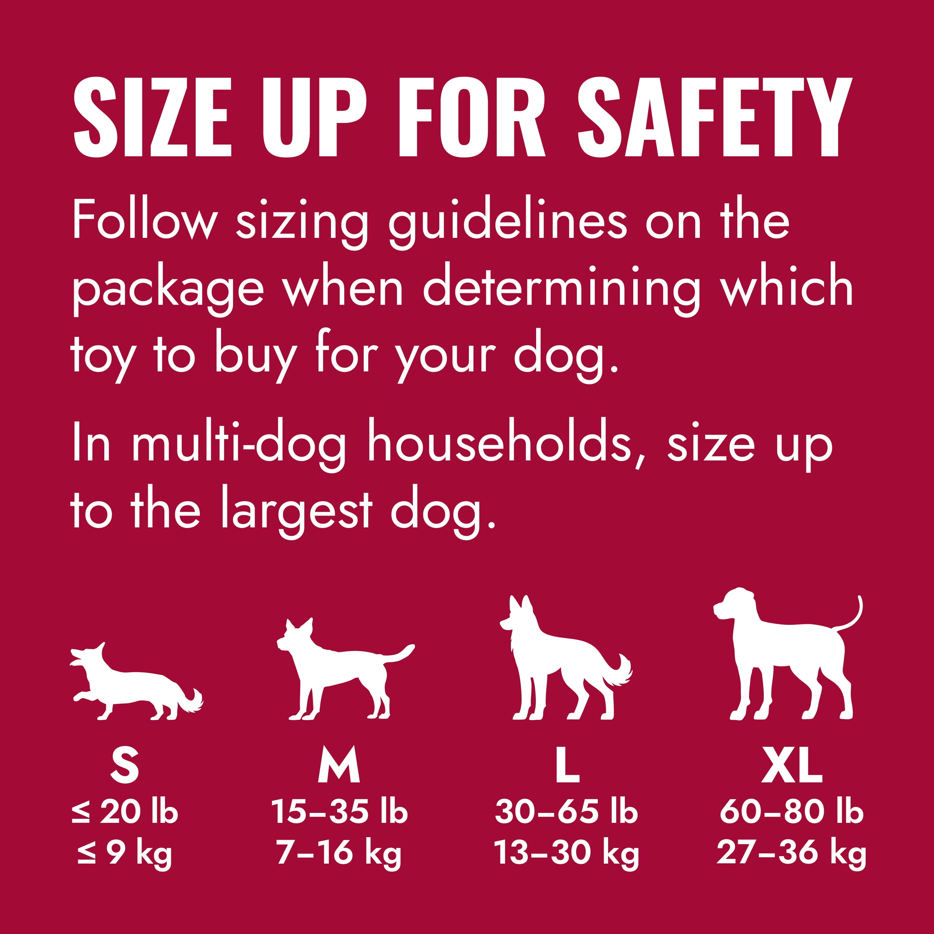 KONG® Rubber Goodie Bone for Average Chewers, Medium for Dogs Between 15-35 lbs