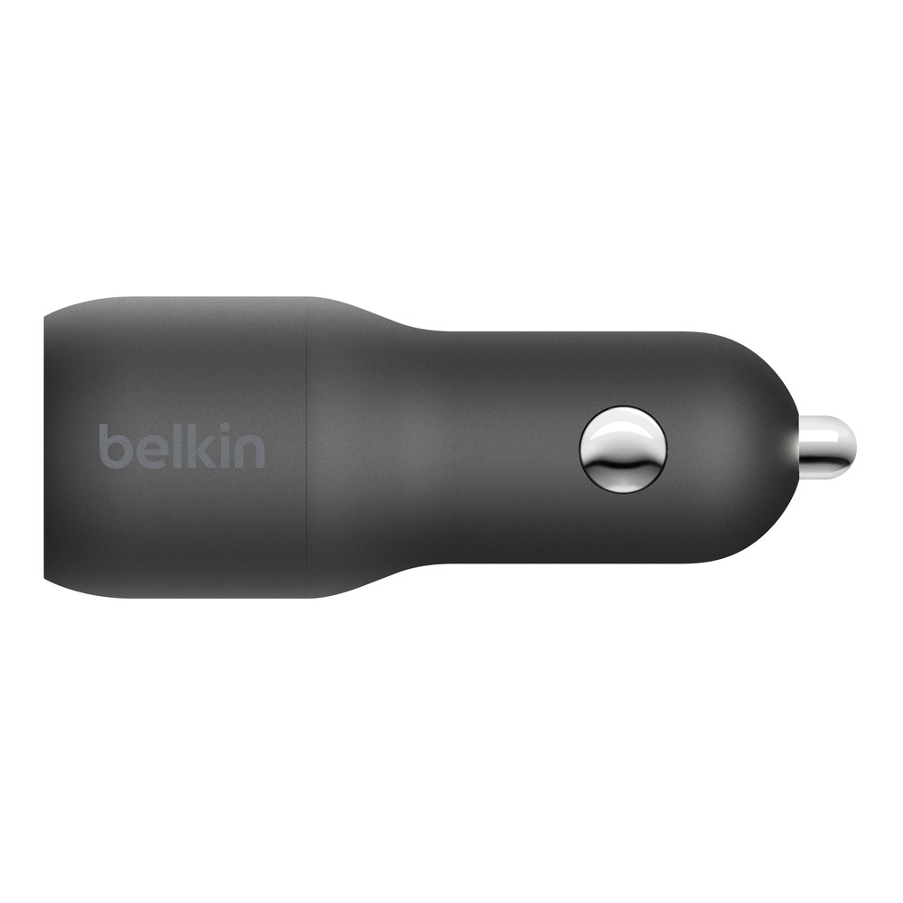 Belkin 37W Dual Port Fast Car Charger with 3.3ft USB-C Cable Included, USB-C 25W PPS Port and USB-A 12W Port for Galaxy S23, S23+, Ultra, Note20, iPhone 15, 14, 13, 12, 11, Pro, Max, Mini and More - image 5 of 7