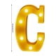 thumbnail image 3 of Letrero con letras LED que se ilumina para decoración de fiestas en casa, bodas, letras del alfabeto iluminadas, letrero con pilas para decoración de fiestas de cumpleaños y Navidad Akmoler, 3 of 9