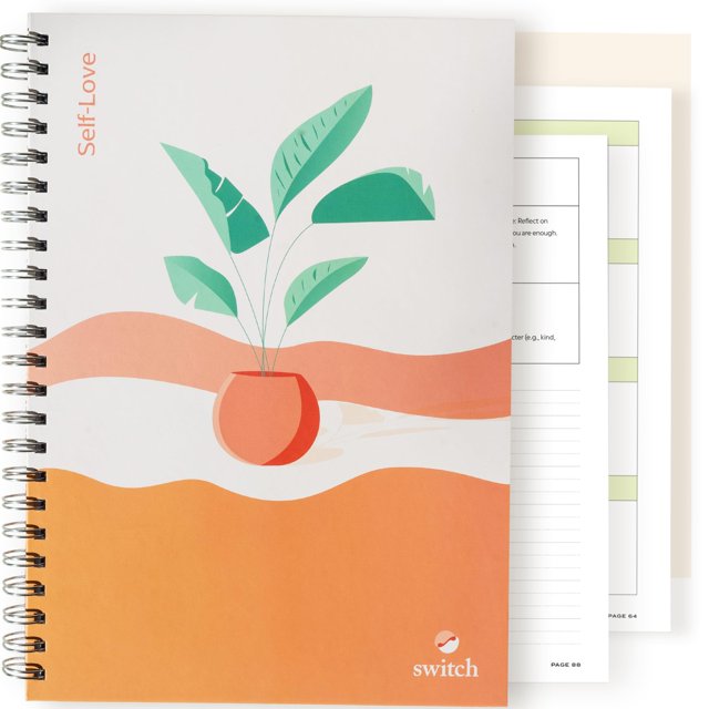 Self-Love Journal Switch Research para mujeres con indicaciones