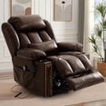 thumbnail image 4 of INGALIK Dual Motor Large Power Lift Recliner Chair , Infinite Position Lay Flat Recliner, Electric Lift Chair Leather Recliner, Replaceable Remote Control, 4 of 5