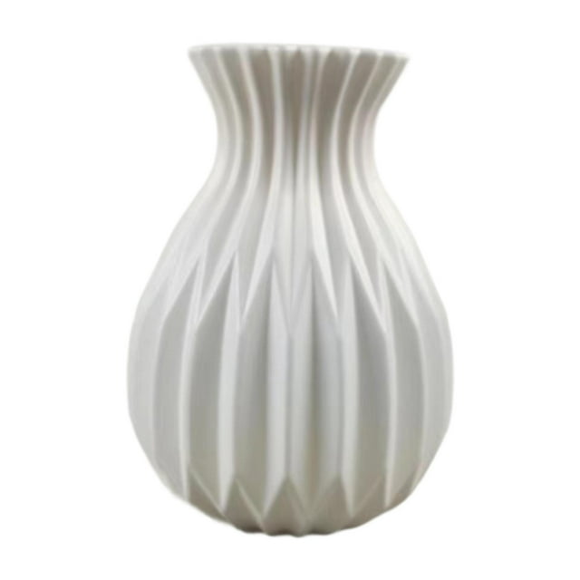 Jarrón de flores, arreglos florales, contenedor decorativo para flores, jarrón irrompible Blanco