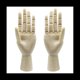 thumbnail image 1 of Maniquí de Dibujo de Artista de Madera Maniquí Articulado con Dedos Flexibles de Madera 2 Piezas (10 Pulgadas-Mano Izquierda Mano Derecha), 1 of 6