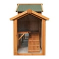 thumbnail image 4 of Immere Rabbit Hutch Indoor Outdoor Bunny Cage with Large Run,Chicken Coop Wooden Small Animal House Upgrade with Bottom PVC Layer,Waterproof Roof, 4 of 8