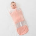 thumbnail image 4 of HLONK Baby Swaddle Wearable Dual Zipper Cotton Parisarc Solid Sleep Sack  Kids Accessories, 4 of 8