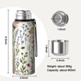 thumbnail image 7 of 20 Oz Pioneer Flower and Butterfly Coffee Tumbler Double Wall Insulated Stainless Steel Water Bottle | Metal Reusable Thermoses Flask with Cup Cap | Leak & Sweat Proof with Anti-Dust Lid, 7 of 7