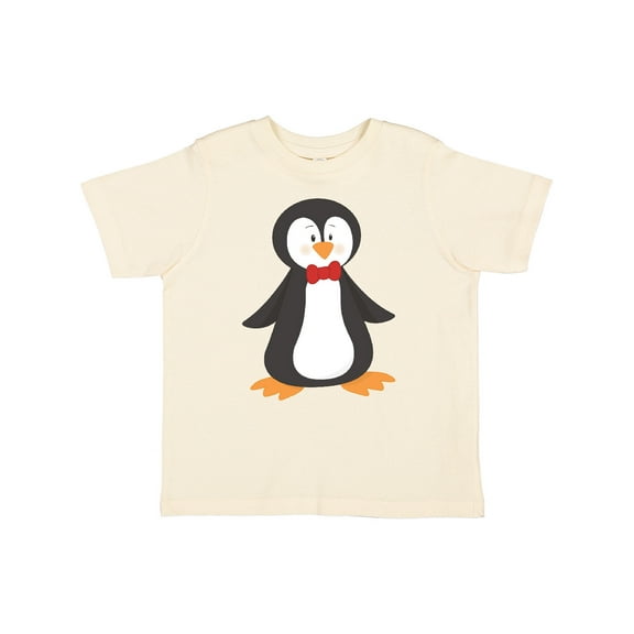 Inktastic Cute Penguin, Little Penguin, Penguin with Bow Tie Boys or Girls Toddler T-Shirt