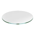 thumbnail image 1 of Dulles Glass 32 Pouces Rond 1/4 Pouce d'Épaisseur en Verre Trempé, 1 of 5