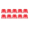 thumbnail image 2 of Esquirla 10 Pack DIY Transparent Keycaps Set Mechanical Keyboards PBT Gaming Keyboard Key Clear Red, 2 of 8