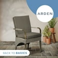 thumbnail image 2 of ARDEN Basics Outdoor Midback Dining Chair Cushion, 19.5 x 17, Rain-Proof and Fade Resistant, Mink Brown Mila, 2 of 9