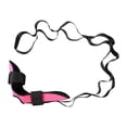 thumbnail image 2 of Estirador de pies y pantorrillas, correa de estiramiento de Yoga, banda elástica ajustable para cintura, pies y piernas, ensanchador de isquiotibiales Rosa, 2 of 8