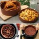 thumbnail image 4 of Freidora de aire, olla de silicona, freidora de aire, cocina, bandeja para hornear, rosa Afortunado Sencillez, 4 of 5