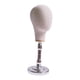 thumbnail image 4 of Soporte para peluca, modelo de cabeza de maniquí, exhibición de estilo multiusos, cabeza de exhibición para sombrero de Halloween, auriculares, joyerí Base beige w argent, 4 of 8