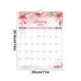 Aesthetic 20252026 Wall Calendar Runs from January 2025 Until June
