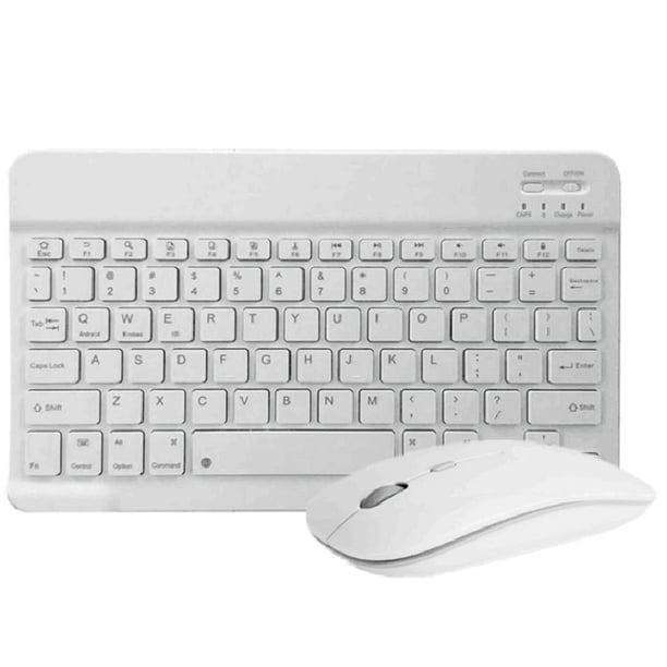 Ensemble clavier et souris sans fil Bluetooth Blanc