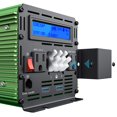 thumbnail image 3 of Inversor de corriente EDECOA 3000W DC 12V a AC 110V/120V con LCD, 3 of 8
